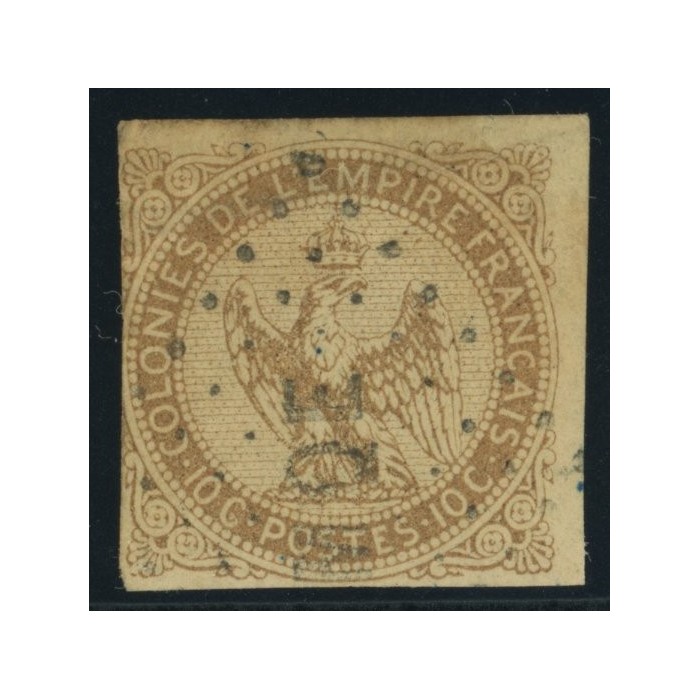 Aigle impériale YT 3 - 10 c. bistre-jaune - Oblitere cote 12 euro