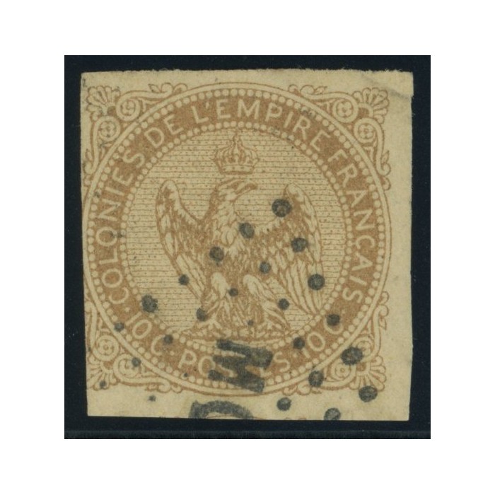 Aigle impériale YT 3 - 10 c. bistre-jaune - Oblitere cote 12 euro