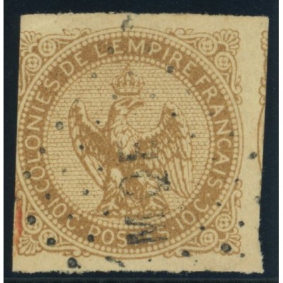 Aigle impériale YT 3 - 10 c. bistre-jaune - Oblitere cote 12 euro