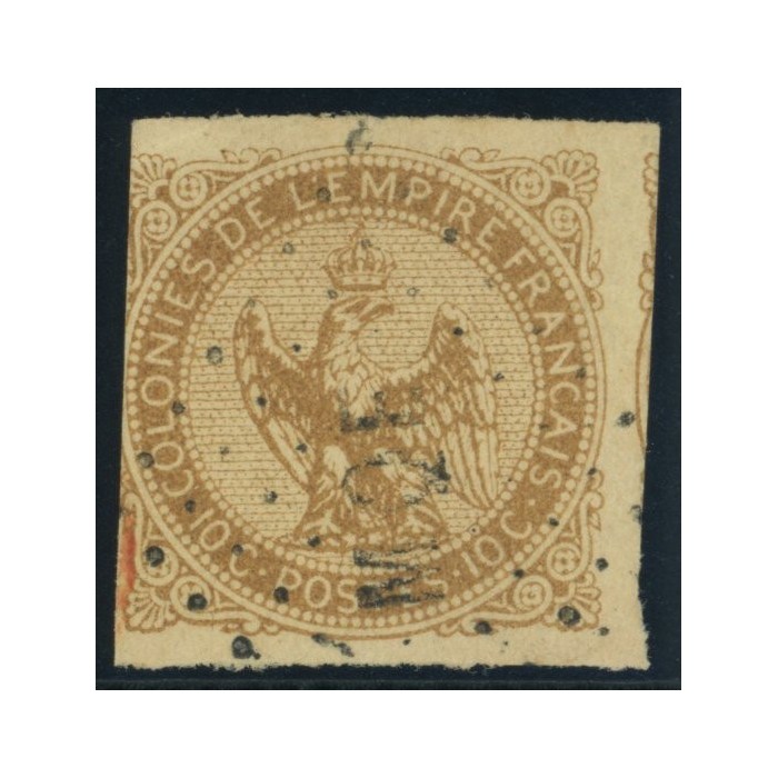 Aigle impériale YT 3 - 10 c. bistre-jaune - Oblitere cote 12 euro