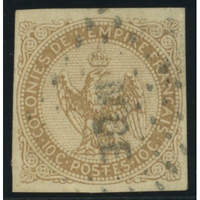 Aigle impériale YT 3 - 10 c. bistre-jaune - Oblitere cote 12 euro