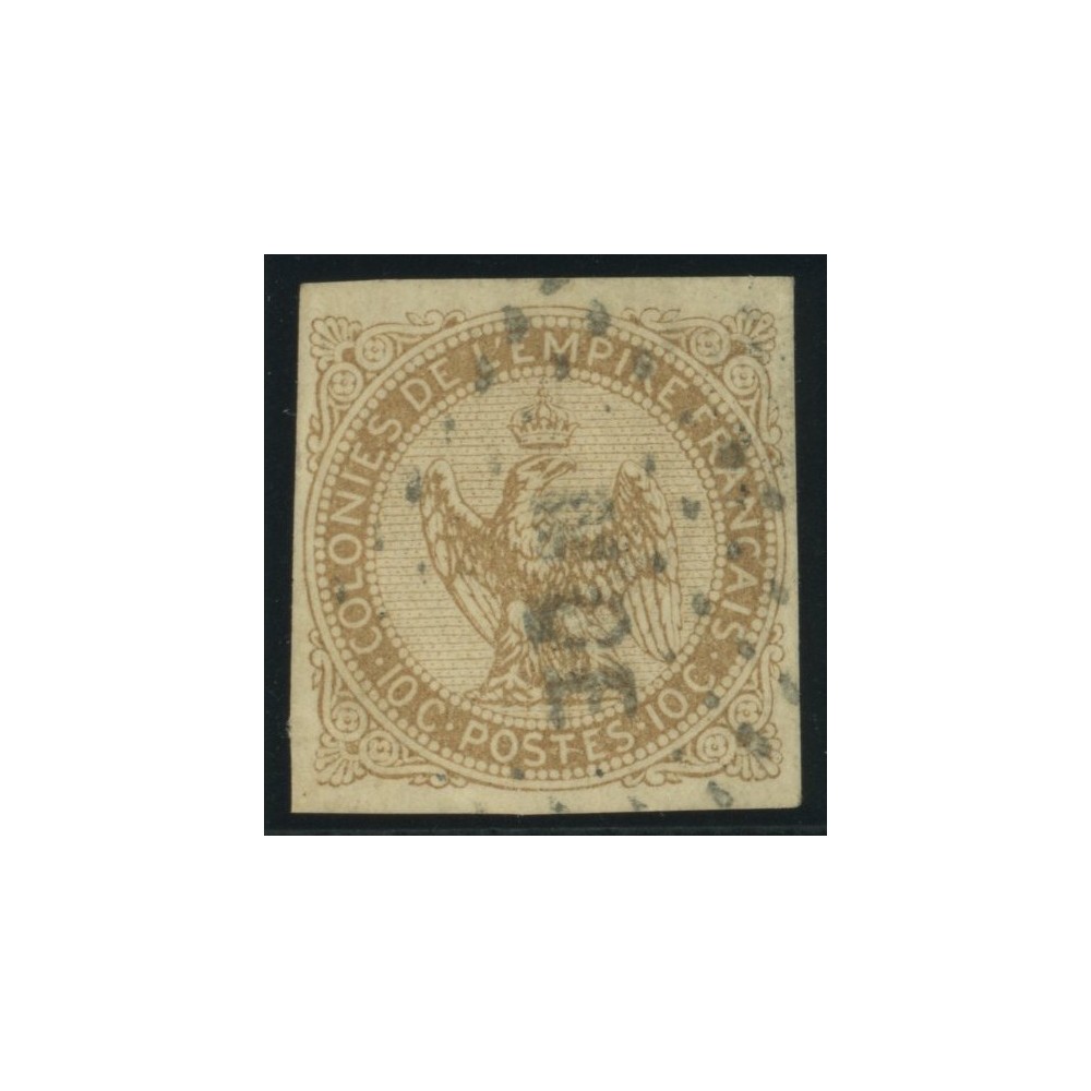 Aigle impériale YT 3 - 10 c. bistre-jaune - Oblitere cote 12 euro