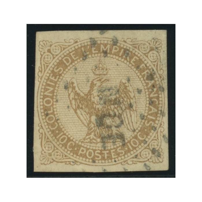 Aigle impériale YT 3 - 10 c. bistre-jaune - Oblitere cote 12 euro