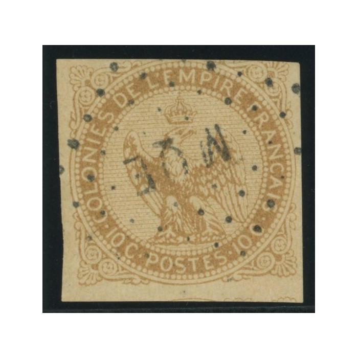 Aigle impériale YT 3 - 10 c. bistre-jaune - Oblitere cote 12 euro