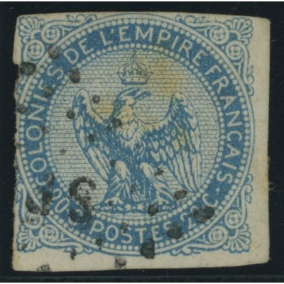 Aigle impériale YT 4 - 20 c. bleu - Oblitere cote 18 euro
