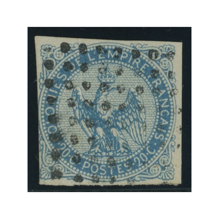 Aigle impériale YT 4 - 20 c. bleu - Oblitere cote 18 euro