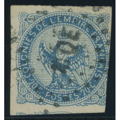 Aigle impériale YT 4 - 20 c. bleu - Oblitere cote 18 euro