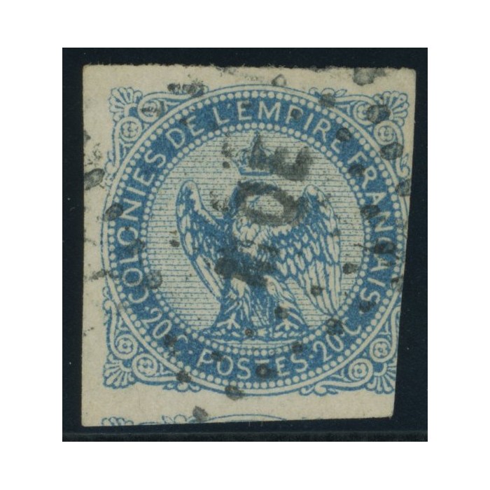 Aigle impériale YT 4 - 20 c. bleu - Oblitere cote 18 euro