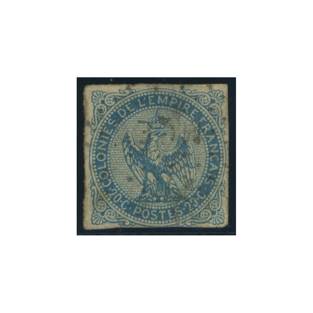 Aigle impériale YT 4 - 20 c. bleu - Oblitere cote 18 euro