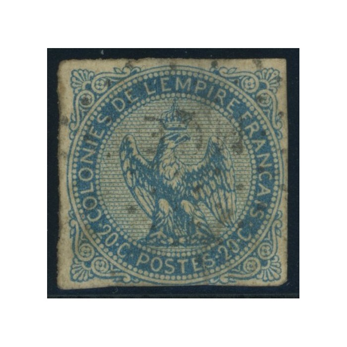 Aigle impériale YT 4 - 20 c. bleu - Oblitere cote 18 euro