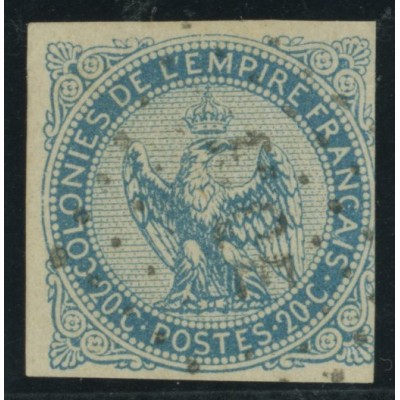 Aigle impériale YT 4 - 20 c. bleu - Oblitere cote 18 euro