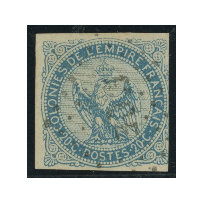 Aigle impériale YT 4 - 20 c. bleu - Oblitere cote 18 euro