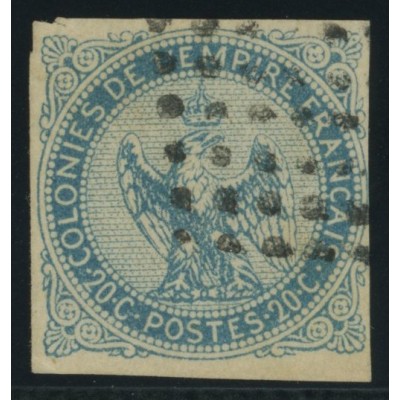 Aigle impériale YT 4 - 20 c. bleu - Oblitere cote 18 euro