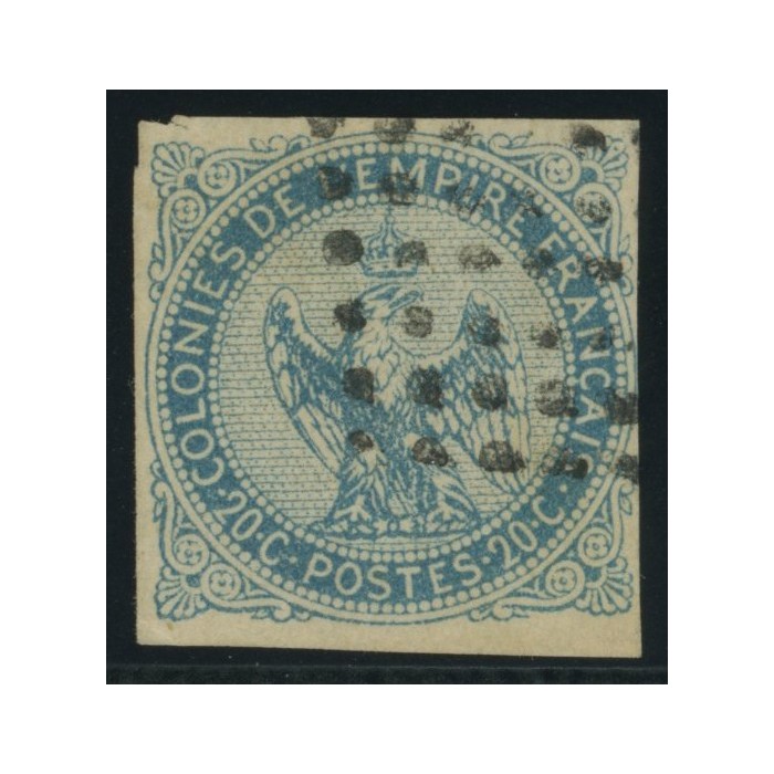 Aigle impériale YT 4 - 20 c. bleu - Oblitere cote 18 euro