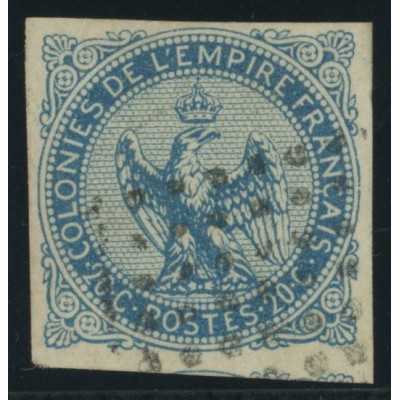 Aigle impériale YT 4 - 20 c. bleu - Oblitere cote 18 euro