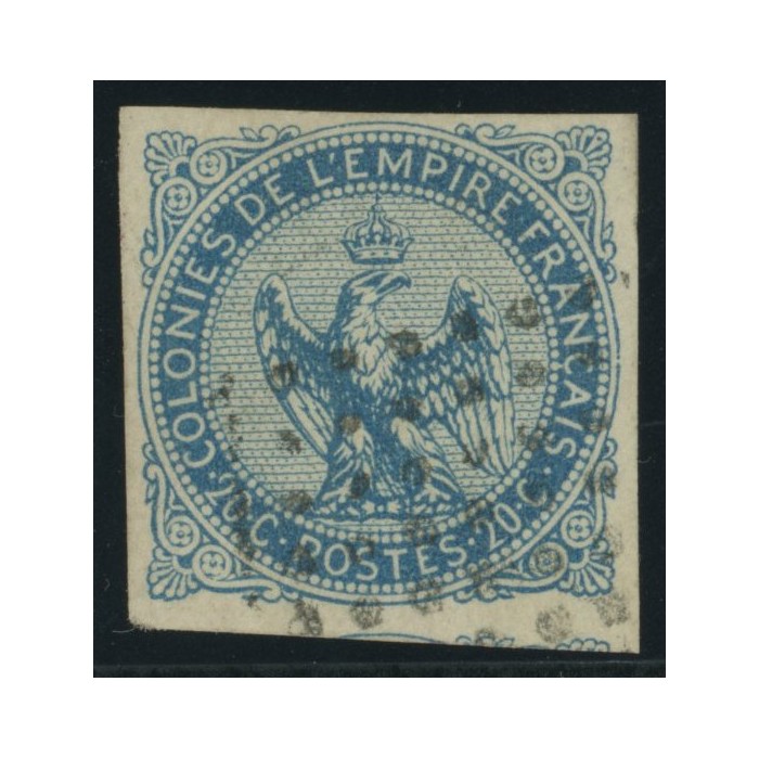 Aigle impériale YT 4 - 20 c. bleu - Oblitere cote 18 euro