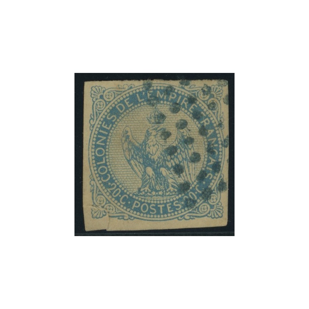 Aigle impériale YT 4 - 20 c. bleu - Oblitere cote 18 euro