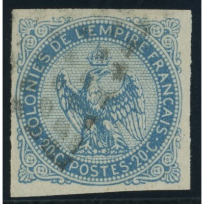 Aigle impériale YT 4 - 20 c. bleu - Oblitere cote 18 euro