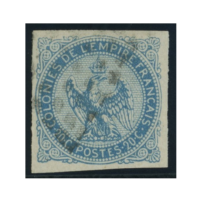 Aigle impériale YT 4 - 20 c. bleu - Oblitere cote 18 euro