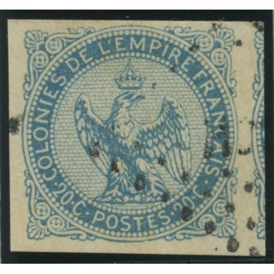 Aigle impériale YT 4 - 20 c. bleu - Oblitere cote 18 euro