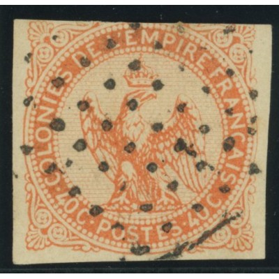 Aigle impériale YT 5 - 40 c. vermillon - Oblitere cote 20 euro