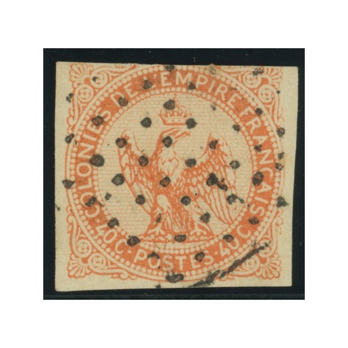 Aigle impériale YT 5 - 40 c. vermillon - Oblitere cote 20 euro