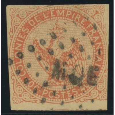 Aigle impériale YT 5 - 40 c. vermillon - Oblitere cote 20 euro