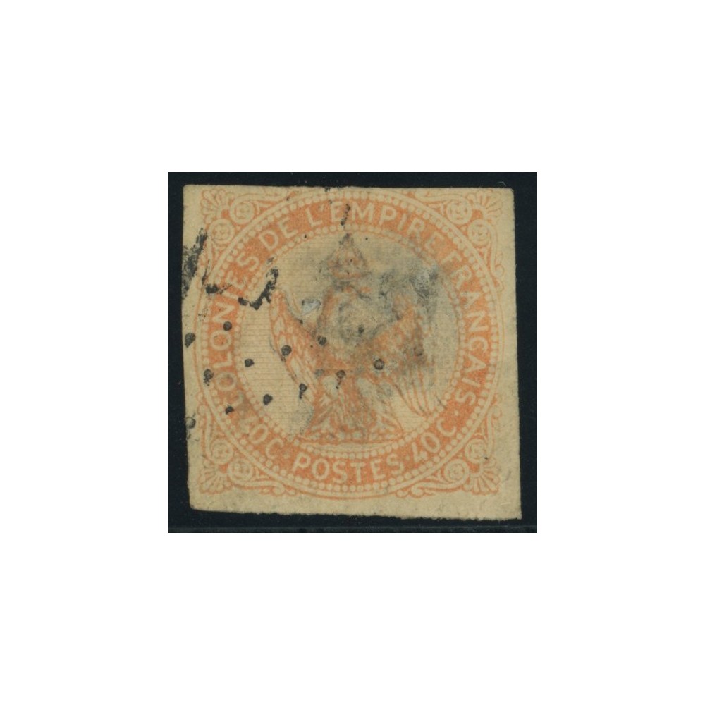 Aigle impériale YT 5 - 40 c. vermillon - Oblitere cote 20 euro