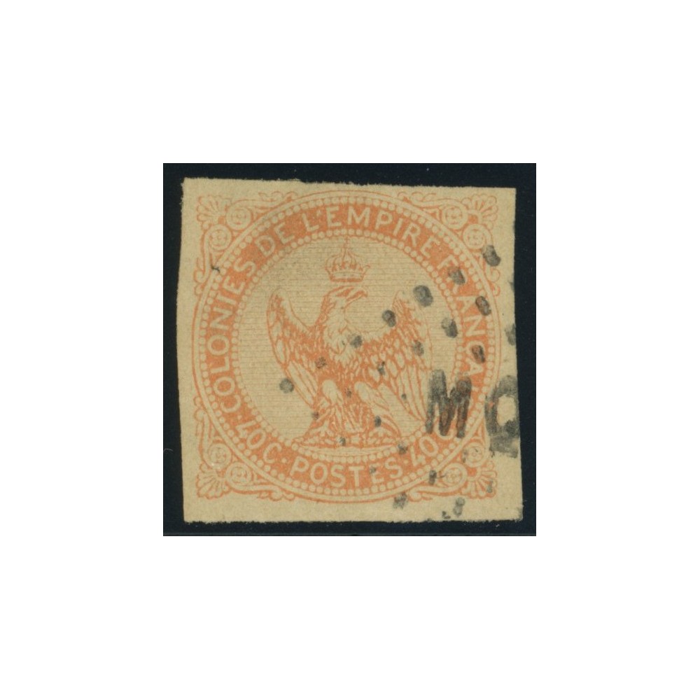 Aigle impériale YT 5 - 40 c. vermillon - Oblitere cote 20 euro