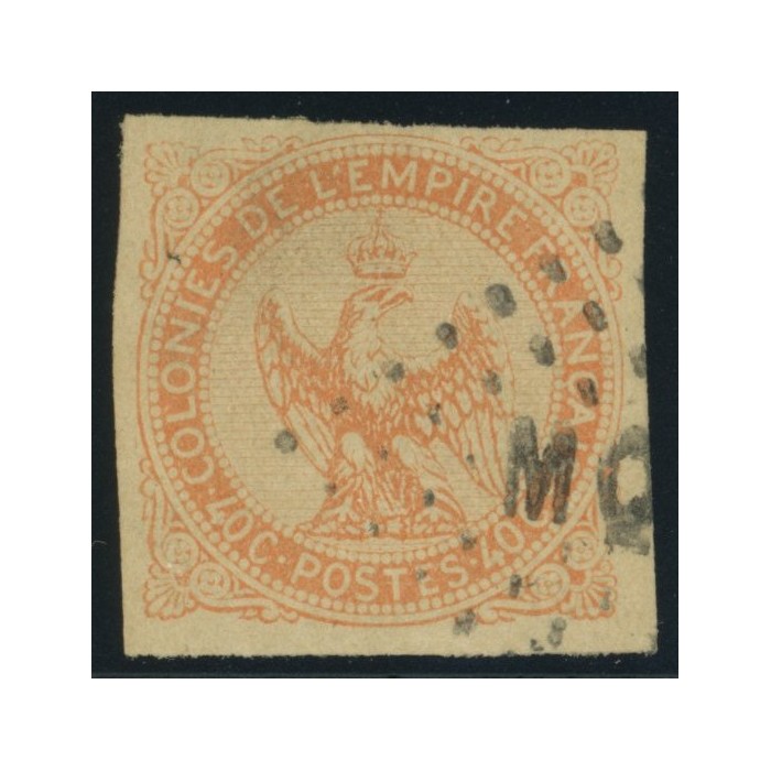 Aigle impériale YT 5 - 40 c. vermillon - Oblitere cote 20 euro