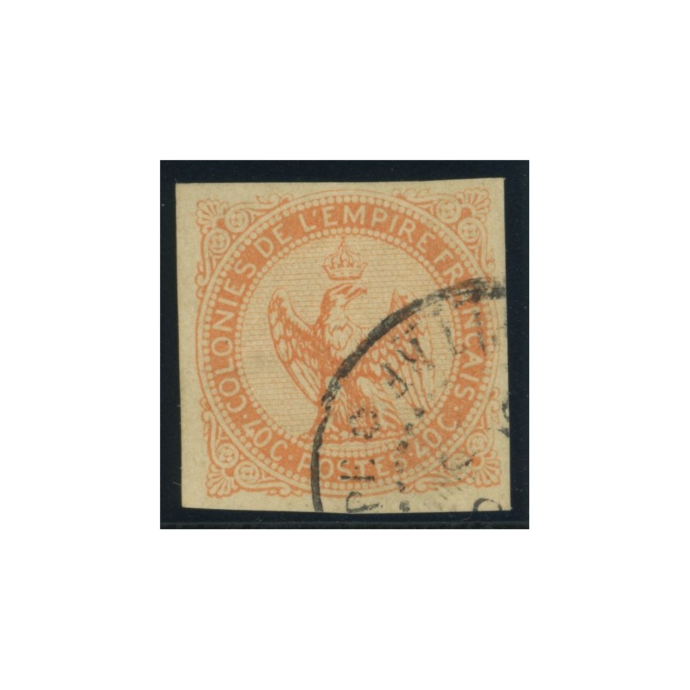 Aigle impériale YT 5 - 40 c. vermillon - Oblitere cote 20 euro