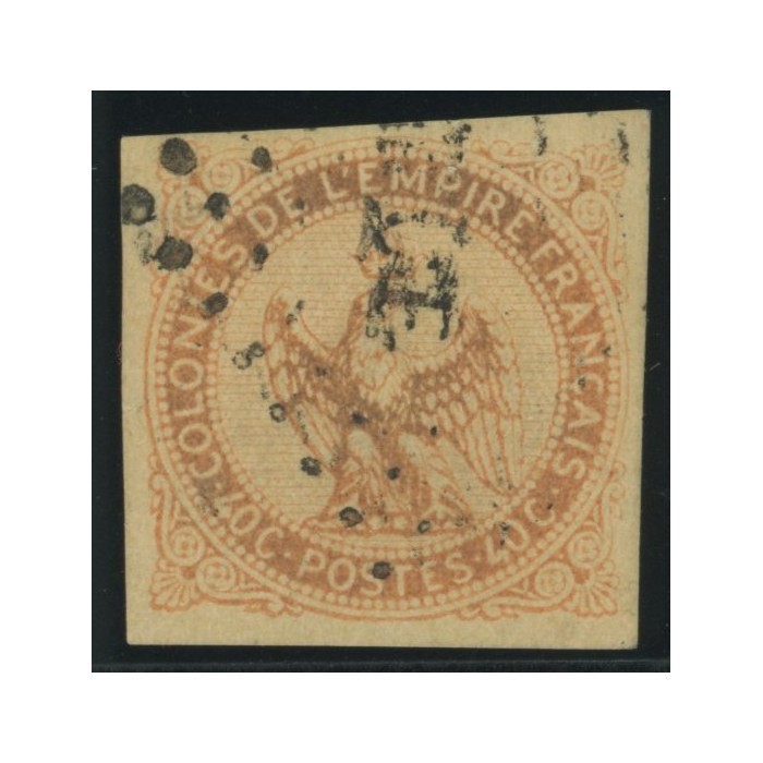 Aigle impériale YT 5 - 40 c. vermillon - Oblitere cote 20 euro