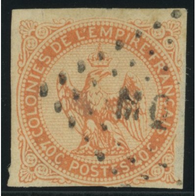 Aigle impériale YT 5 - 40 c. vermillon - Oblitere cote 20 euro