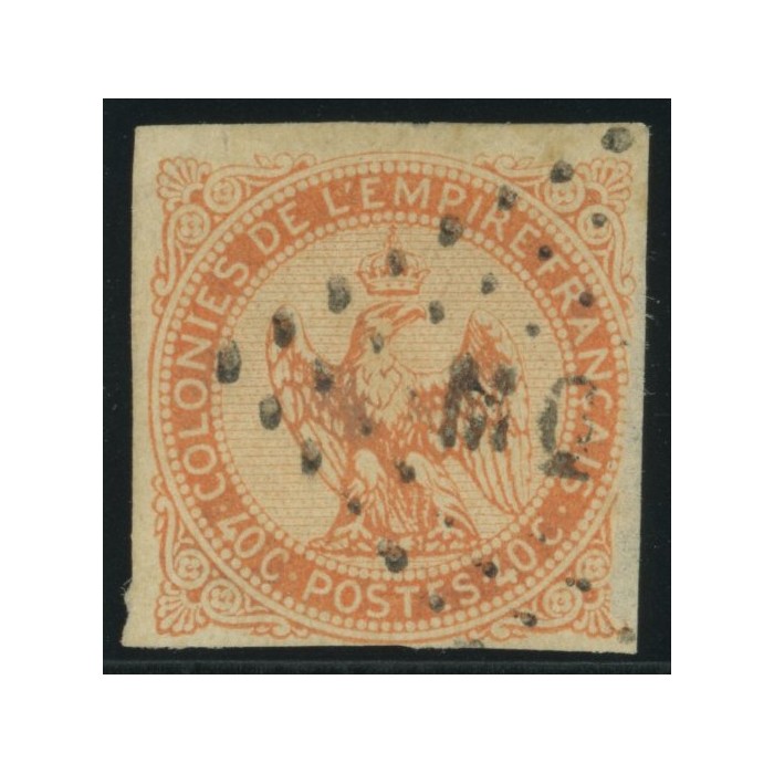 Aigle impériale YT 5 - 40 c. vermillon - Oblitere cote 20 euro