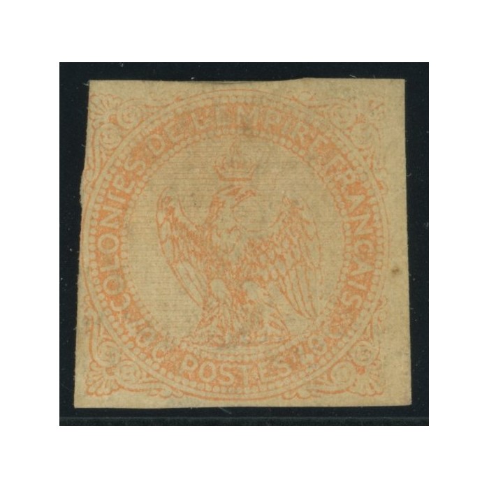 Aigle impériale YT 5 - 40 c. vermillon - Oblitere cote 20 euro