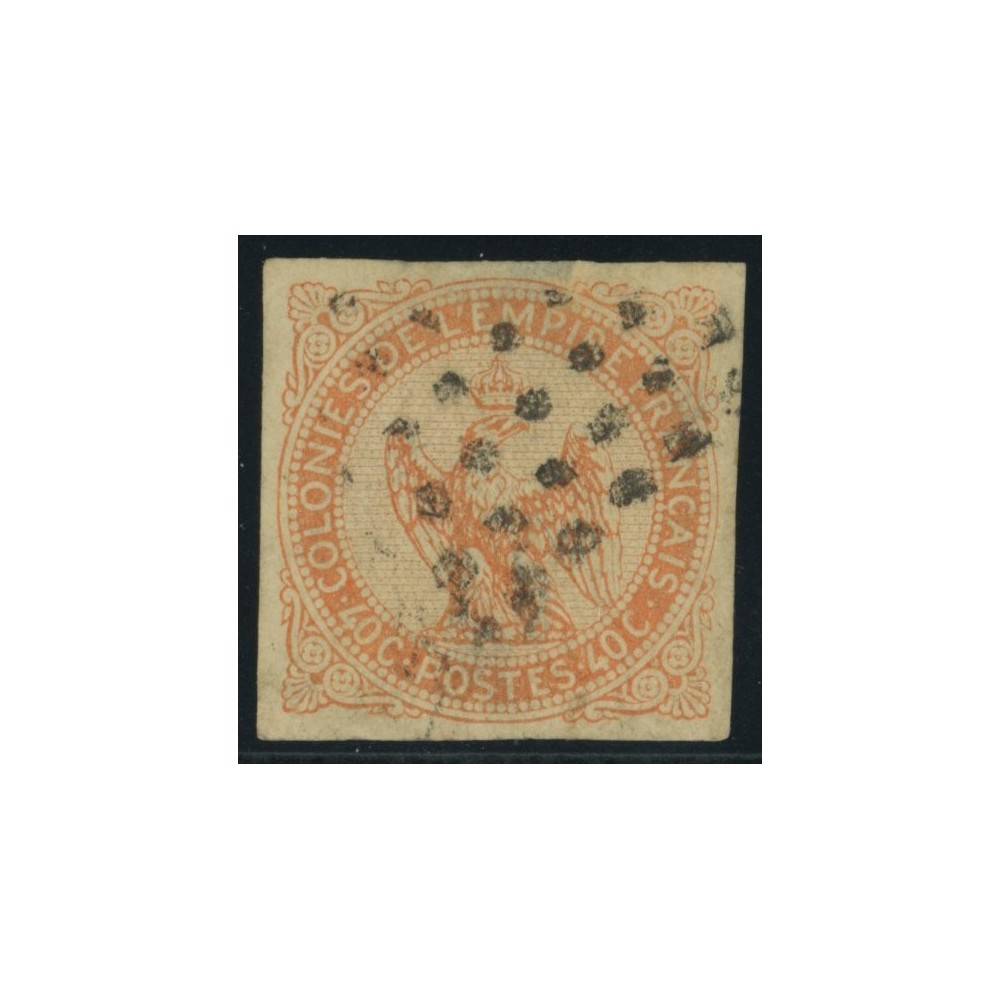 Aigle impériale YT 5 - 40 c. vermillon - Oblitere cote 20 euro