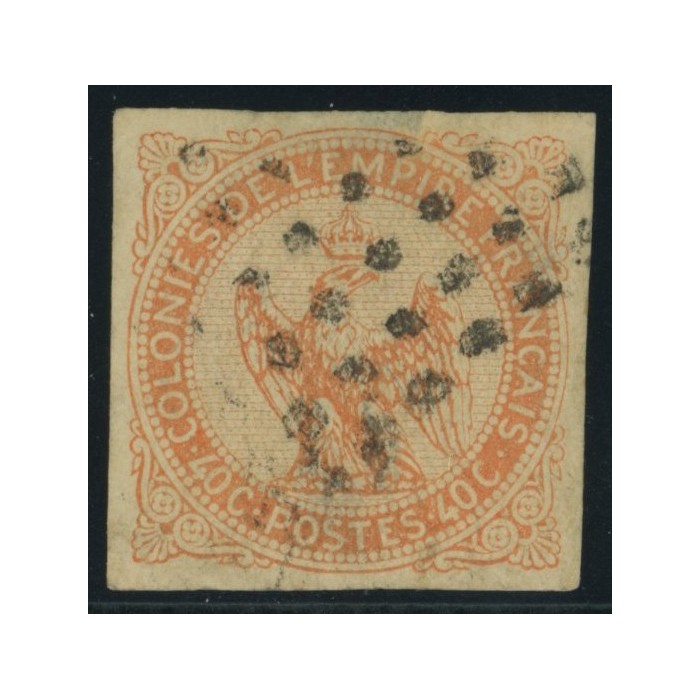 Aigle impériale YT 5 - 40 c. vermillon - Oblitere cote 20 euro