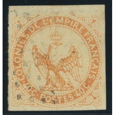 Aigle impériale YT 5 - 40 c. vermillon - Oblitere cote 20 euro