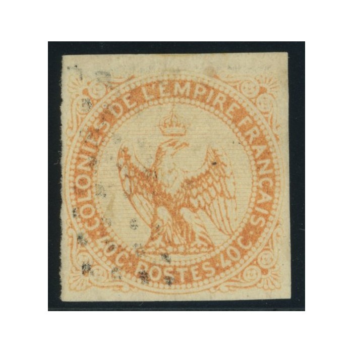 Aigle impériale YT 5 - 40 c. vermillon - Oblitere cote 20 euro