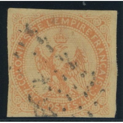 Aigle impériale YT 5 - 40 c. vermillon - Oblitere cote 20 euro