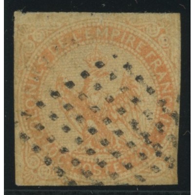 Aigle impériale YT 5 - 40 c. vermillon - Oblitere cote 20 euro