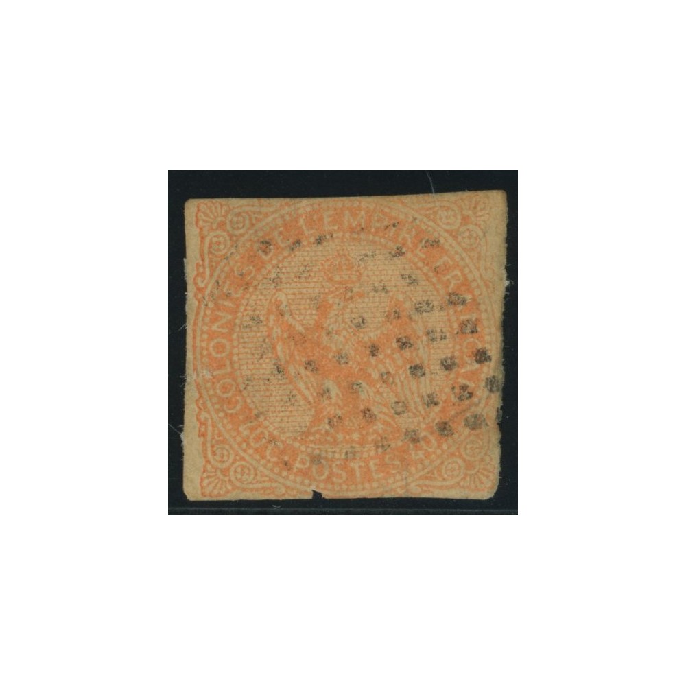 Aigle impériale YT 5 - 40 c. vermillon - Oblitere cote 20 euro