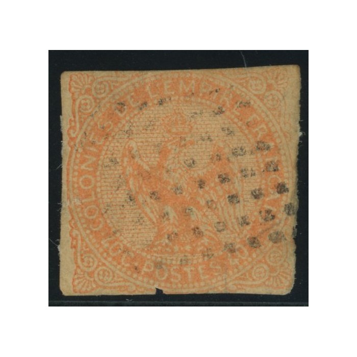 Aigle impériale YT 5 - 40 c. vermillon - Oblitere cote 20 euro