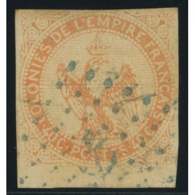 Aigle impériale YT 5 - 40 c. vermillon - Oblitere cote 20 euro