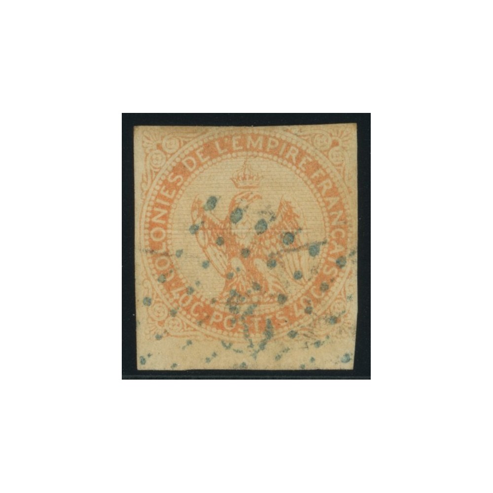 Aigle impériale YT 5 - 40 c. vermillon - Oblitere cote 20 euro