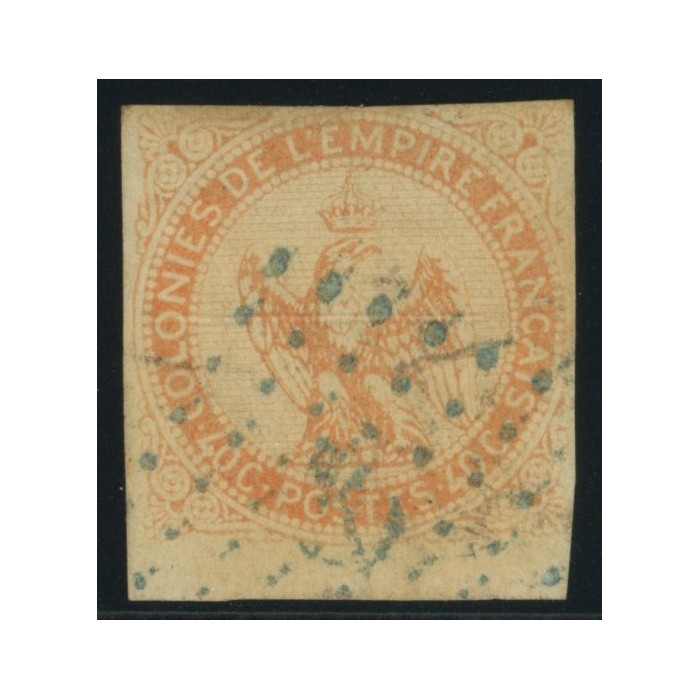 Aigle impériale YT 5 - 40 c. vermillon - Oblitere cote 20 euro