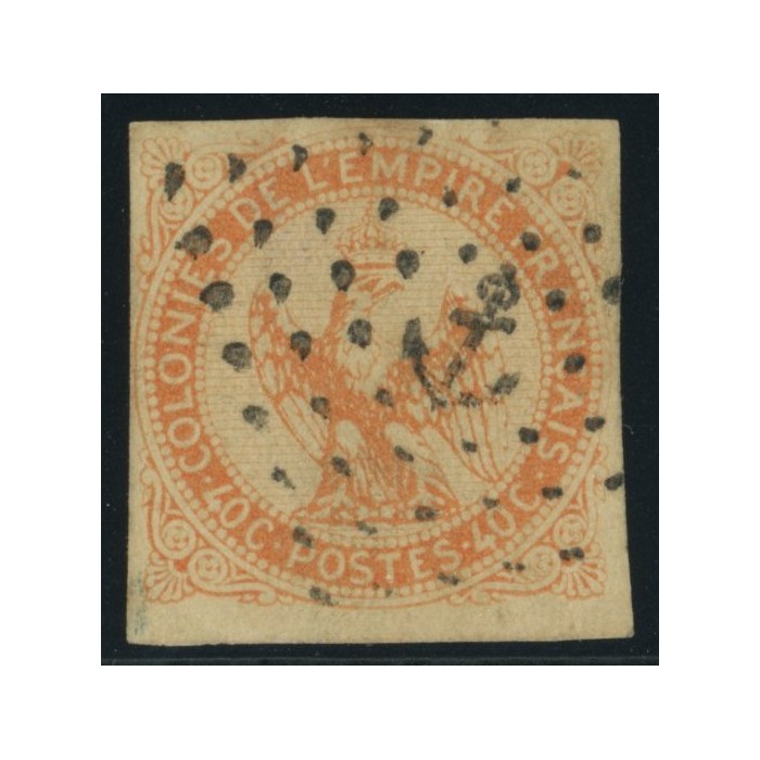 Aigle impériale YT 5 - 40 c. vermillon - Oblitere cote 20 euro