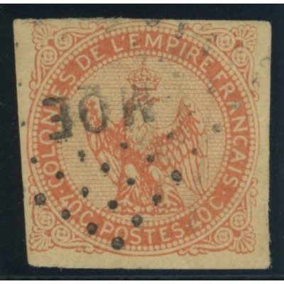 Aigle impériale YT 5 - 40 c. vermillon - Oblitere cote 20 euro