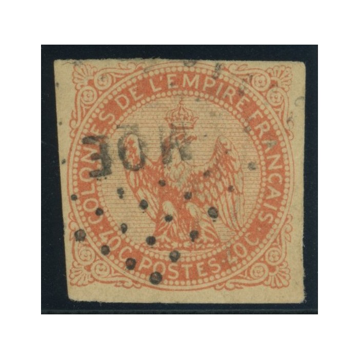 Aigle impériale YT 5 - 40 c. vermillon - Oblitere cote 20 euro