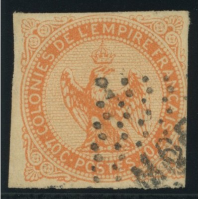 Aigle impériale YT 5 - 40 c. vermillon - Oblitere cote 20 euro